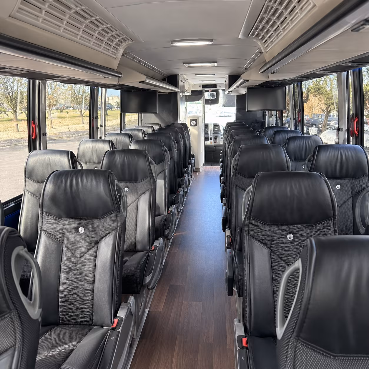 charter bus shuttles between yuma and the marine corps air station