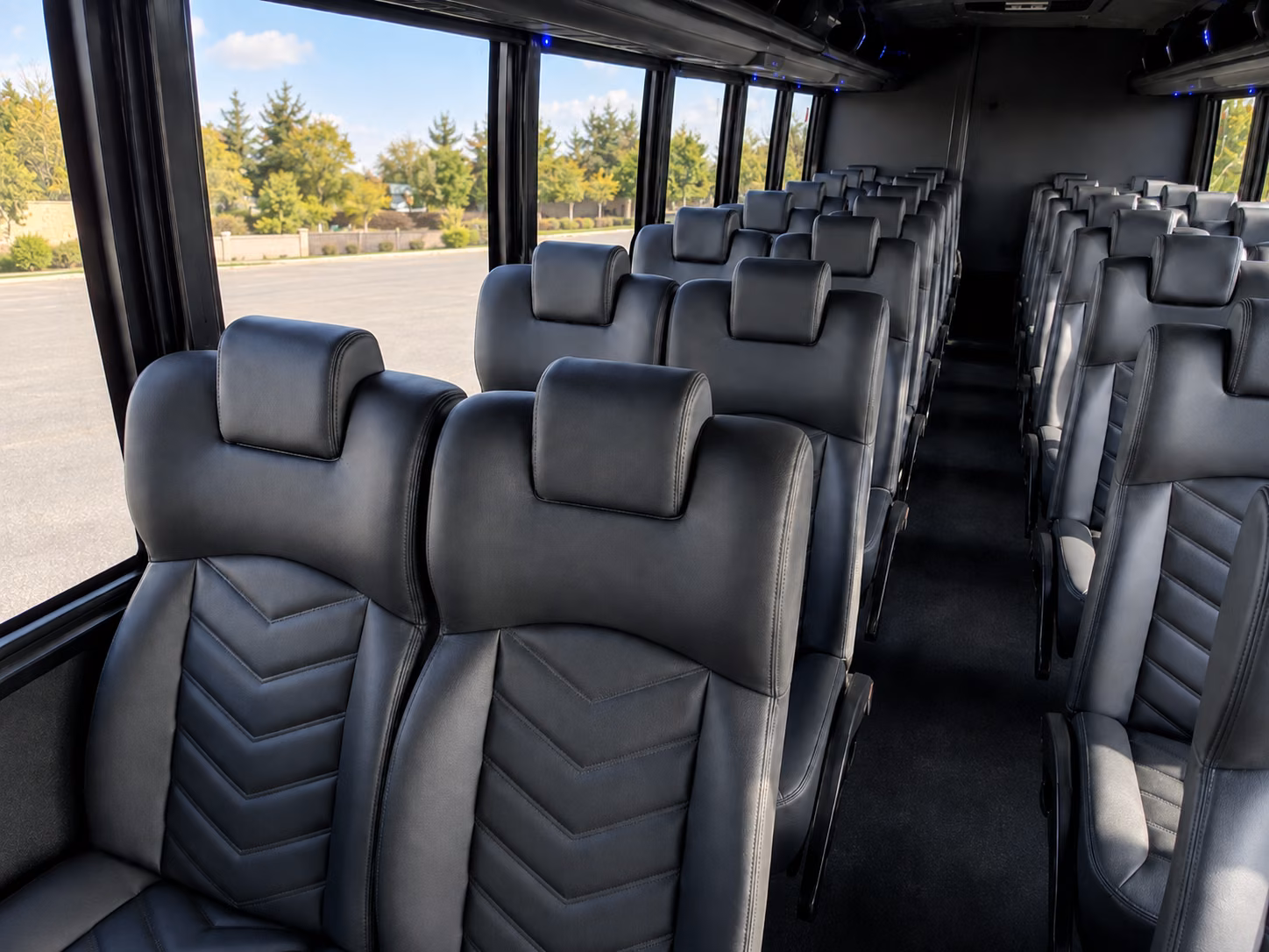 yuma 15 passenger minibus inside