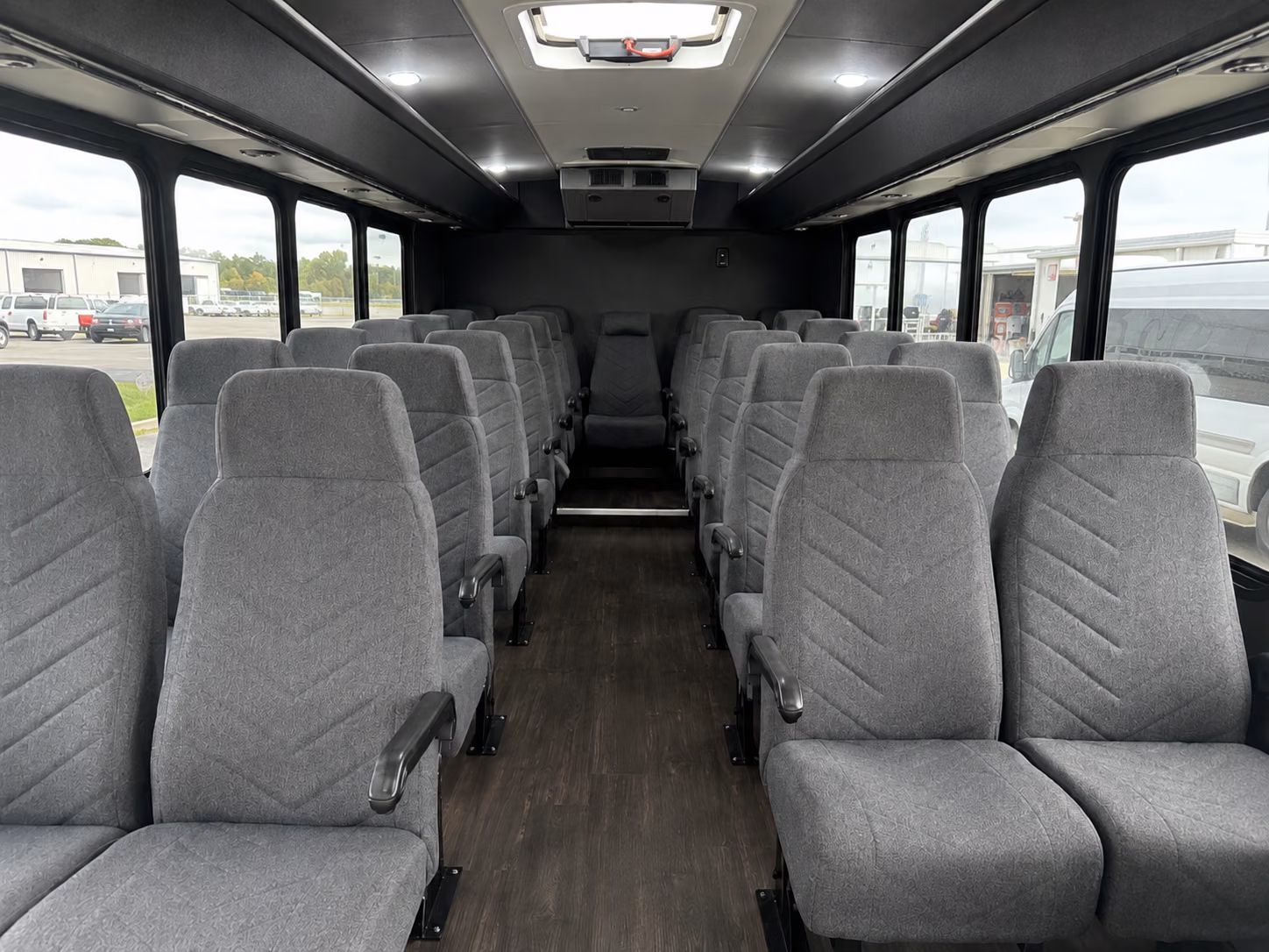 yuma 18 passenger minibus interior