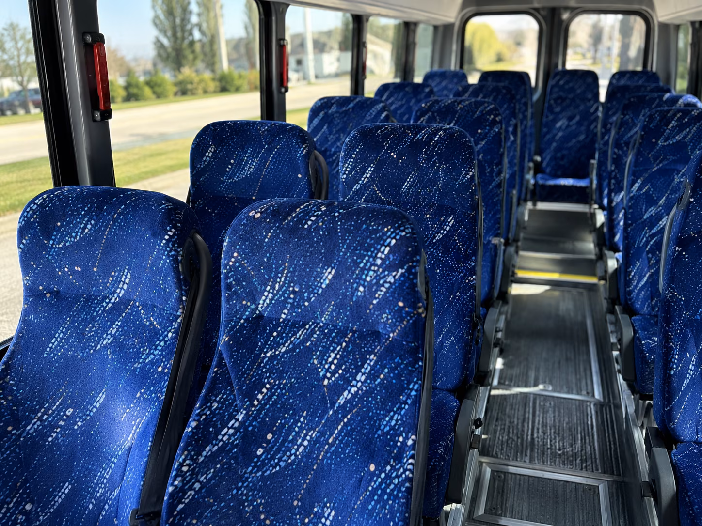 yuma 20 passenger minibus interior