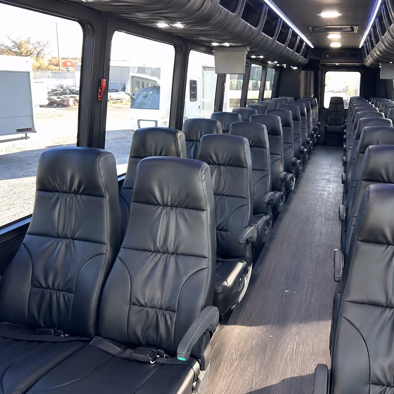 yuma 25 passenger minibus interior