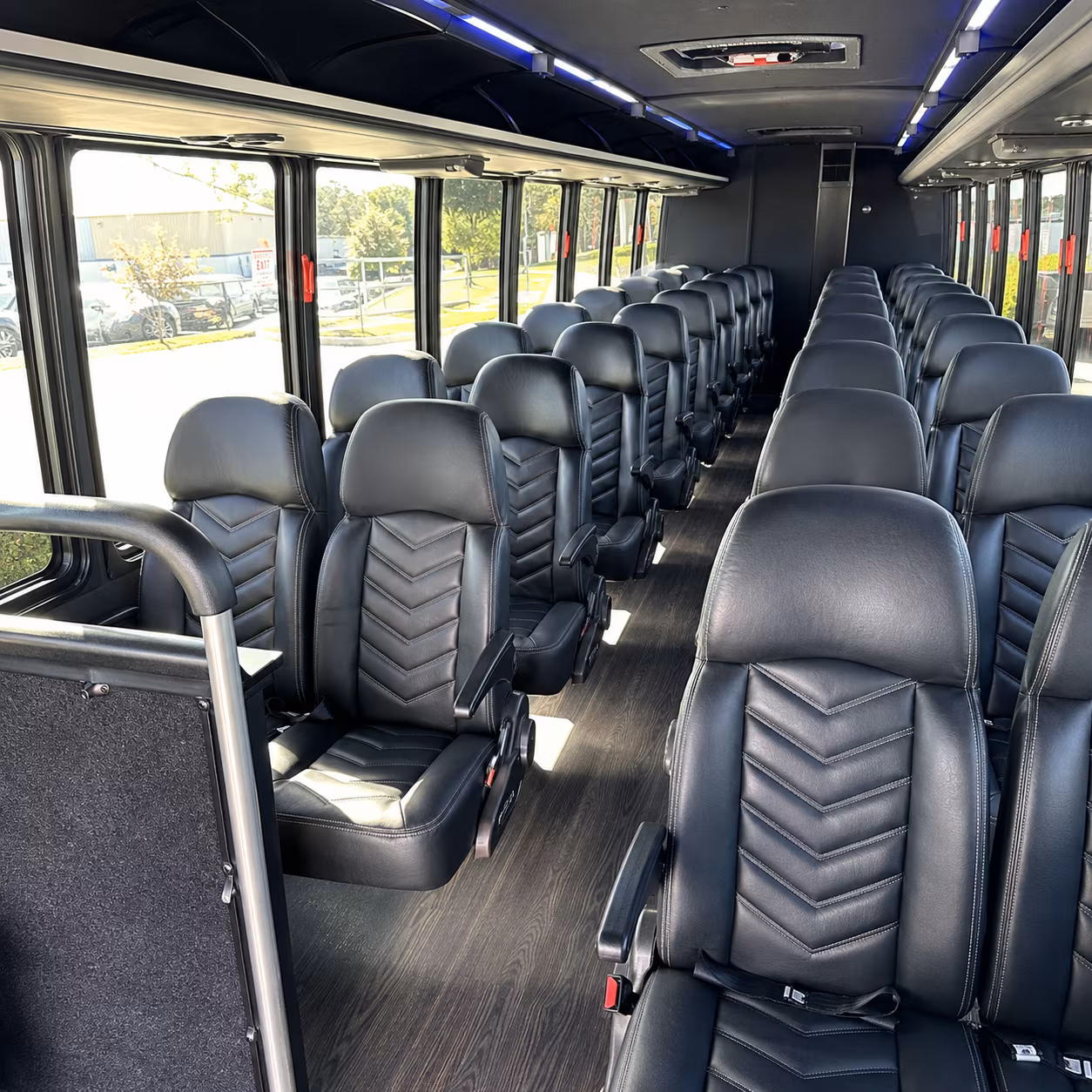 yuma 28 passenger minibus inside