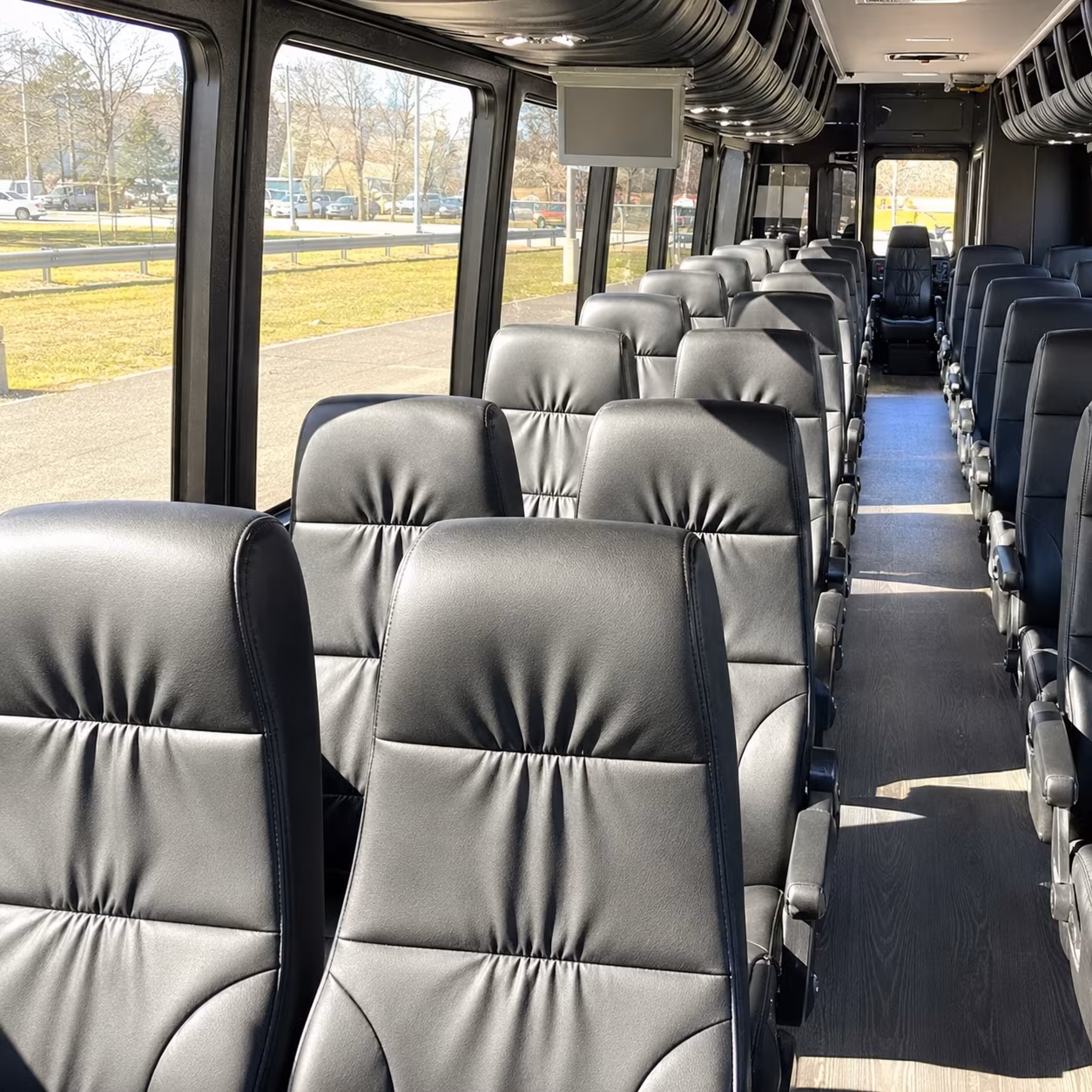 yuma 35 passenger minibus inside