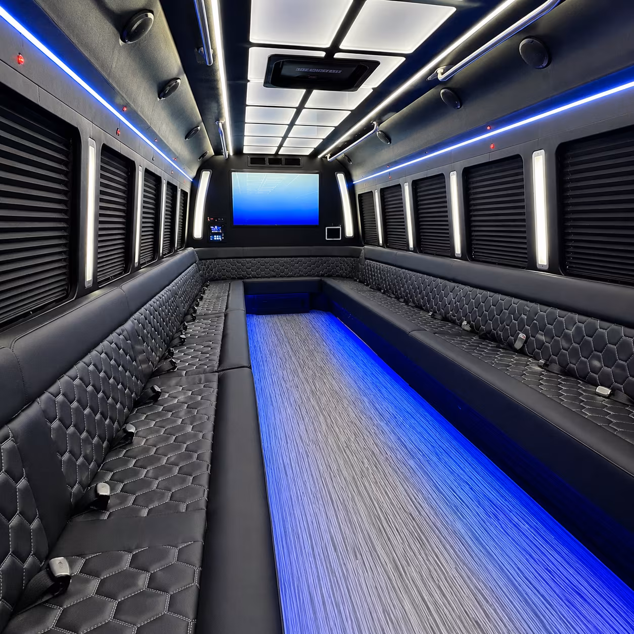 yuma party bus inside