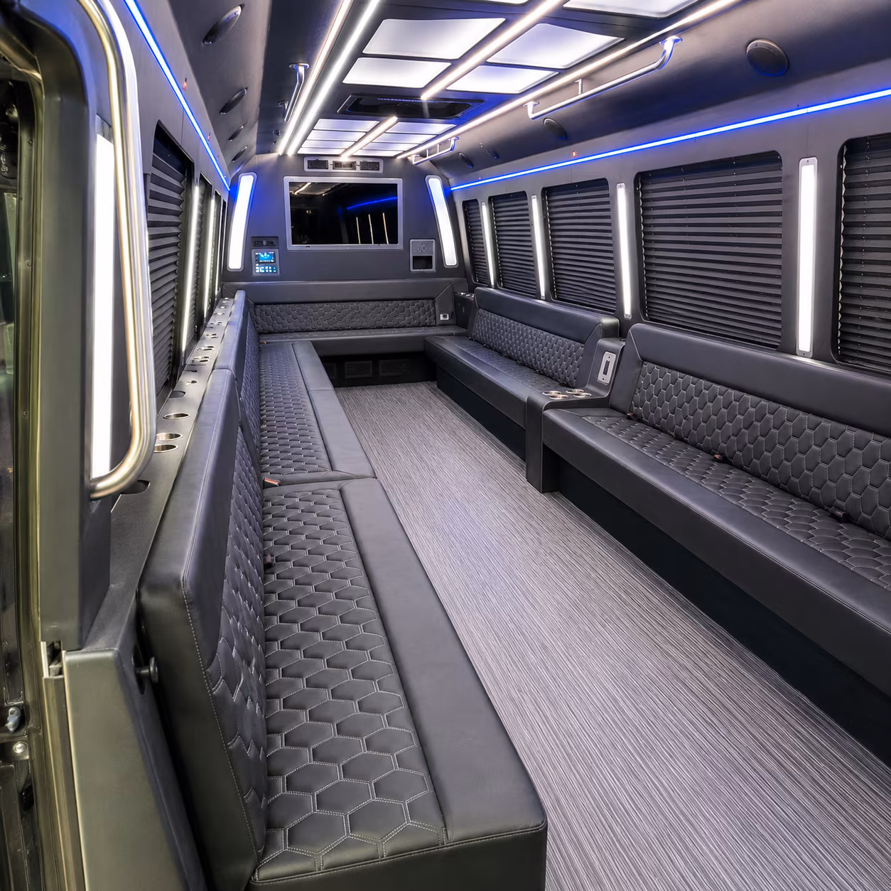 yuma party bus interior