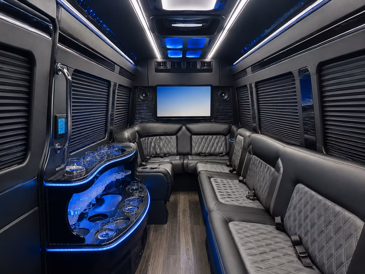 yuma sprinter limousine interior